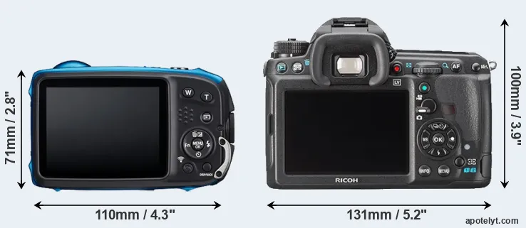 Comparison XP140 or K-3 rear