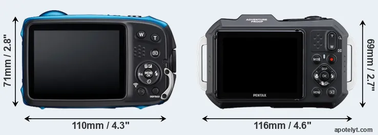 Comparison XP140 or WG-1000 rear