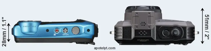 Compare XP140 versus WG-1000 top