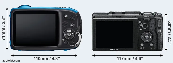Comparison XP140 or GR II rear