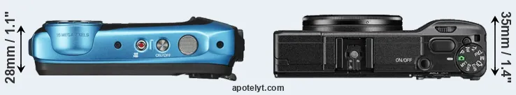 Compare XP140 versus GR II top