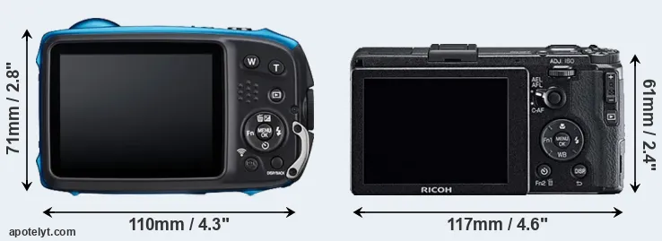 Comparison XP140 or GR rear