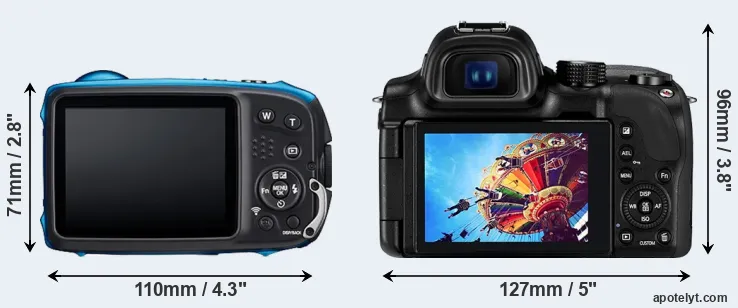 Comparison XP140 or NX30 rear