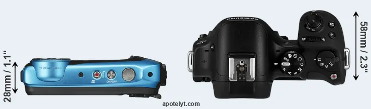 Compare XP140 versus NX30 top