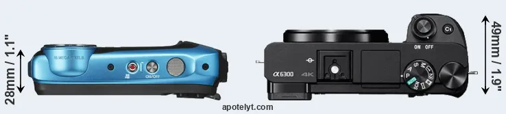 Compare XP140 versus A6300 top