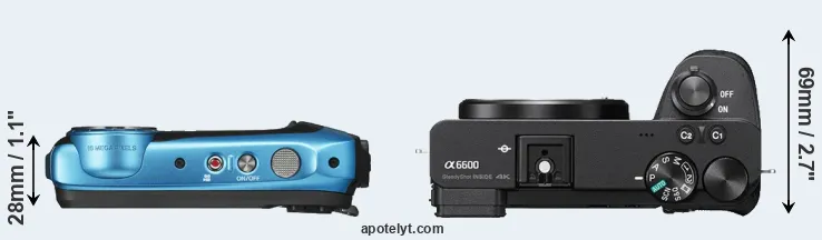 Compare XP140 versus A6600 top