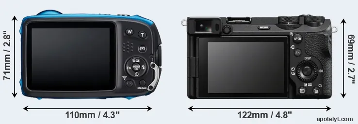 Comparison XP140 or A6700 rear