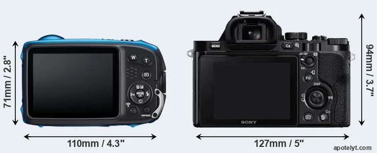 Comparison XP140 or A7 rear