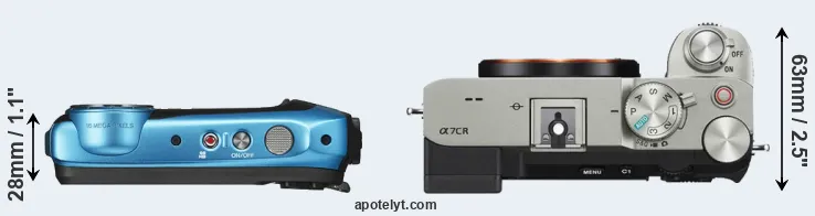 Compare XP140 versus A7C R top