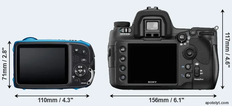 Comparison XP140 or A850 rear