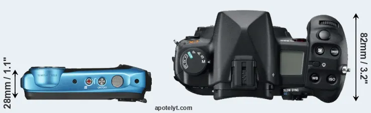 Compare XP140 versus A850 top