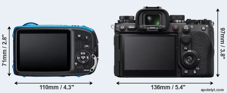 Comparison XP140 or A9 III rear