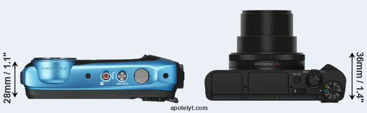 Compare XP140 versus HX90V top
