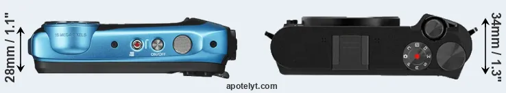 Compare XP140 versus M1 top