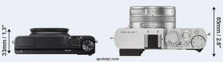 Compare XQ1 versus D-LUX 7 top