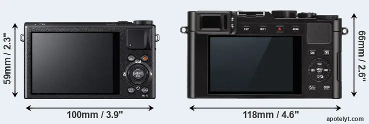 Comparison XQ1 or D-LUX Typ 109 rear