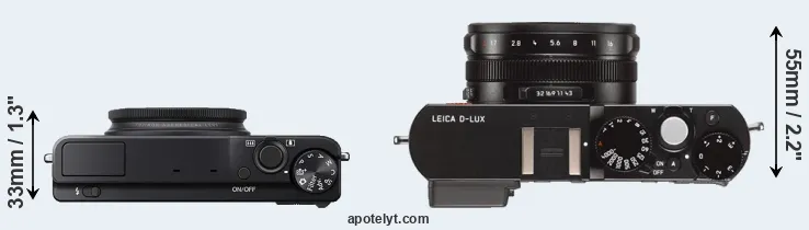 Compare XQ1 versus D-LUX Typ 109 top