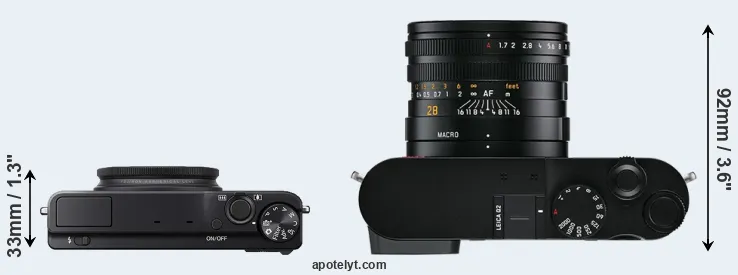 Compare XQ1 versus Q2 top
