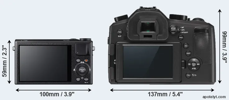 Comparison XQ1 or V-LUX Typ 114 rear