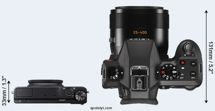 Compare XQ1 versus V-LUX Typ 114 top
