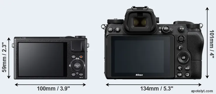 Comparison XQ1 or Z6 rear