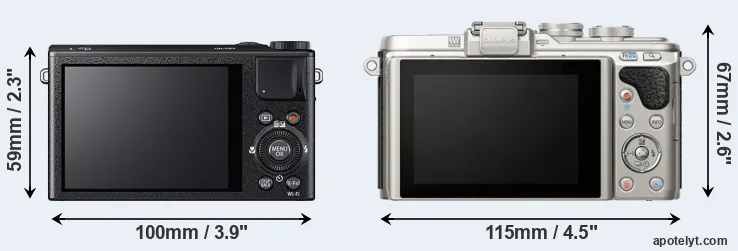 Comparison XQ1 or E-PL8 rear
