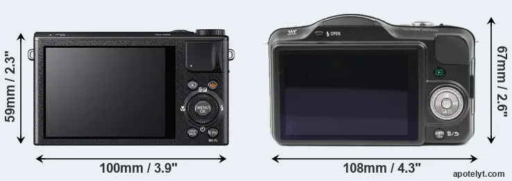 Comparison XQ1 or GF3 rear
