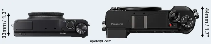 Compare XQ1 versus GX80 top
