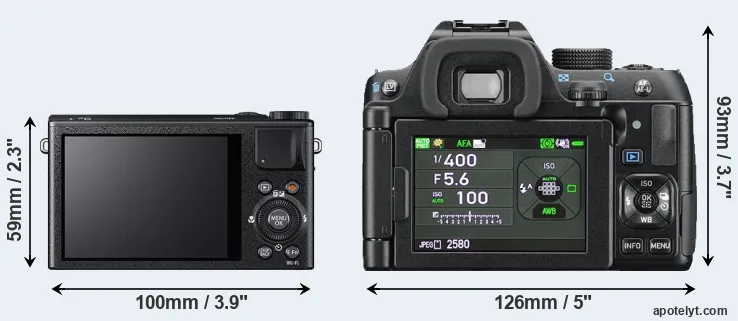 Comparison XQ1 or K-70 rear