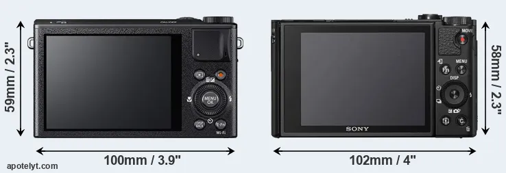 Comparison XQ1 or HX99 rear