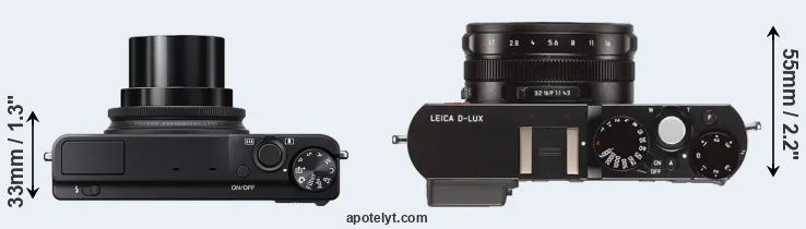 Compare XQ2 versus D-LUX Typ 109 top