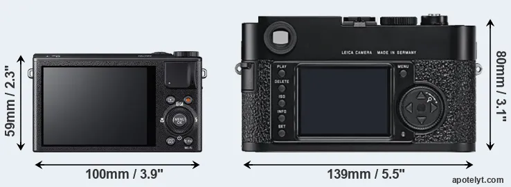 Comparison XQ2 or M9 rear