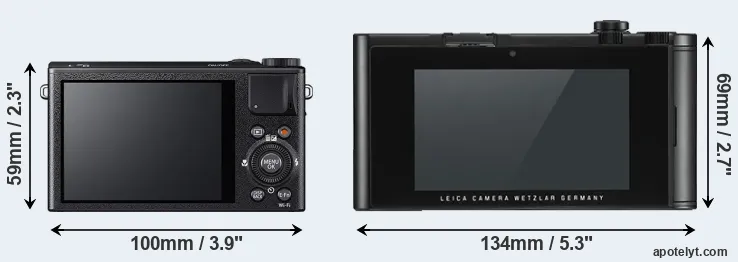 Comparison XQ2 or TL2 rear