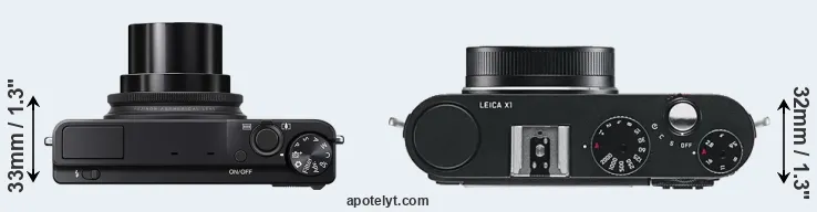 Compare XQ2 versus X1 top