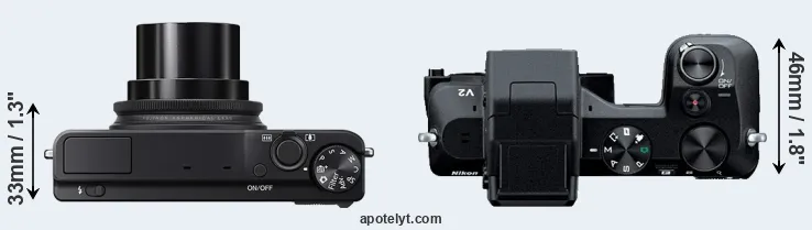 Compare XQ2 versus V2 top