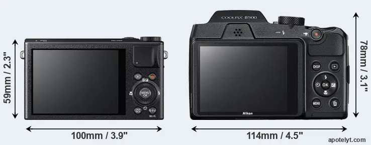 Comparison XQ2 or B500 rear