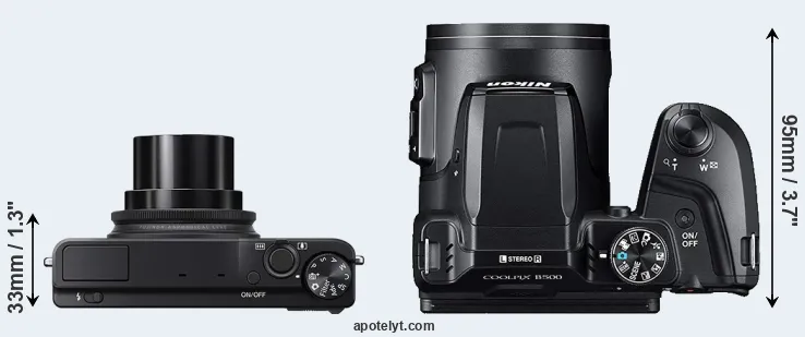 Compare XQ2 versus B500 top