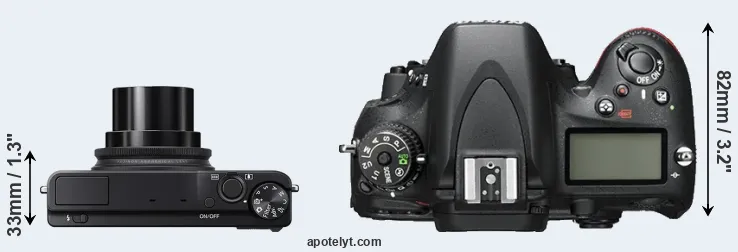 Compare XQ2 versus D600 top
