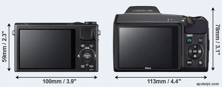 Comparison XQ2 or L840 rear