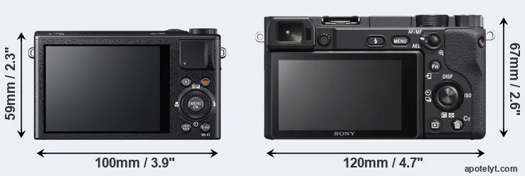 Comparison XQ2 or A6400 rear