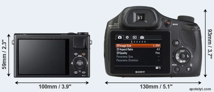 Comparison XQ2 or HX350 rear