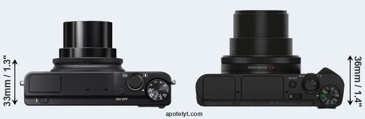 Compare XQ2 versus HX90V top