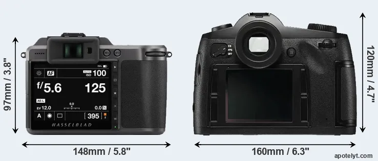 Comparison X1D II or S Typ 006 rear