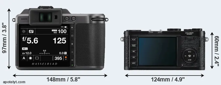 Comparison X1D II or X1 rear