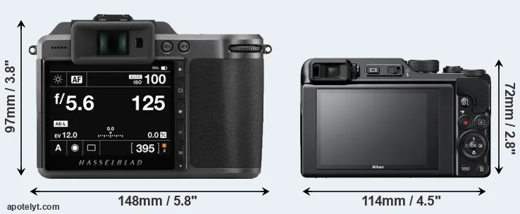Comparison X1D II or A1000 rear