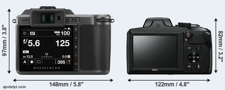 Comparison X1D II or B600 rear