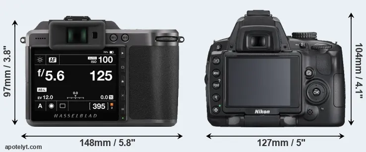 Comparison X1D II or D5000 rear