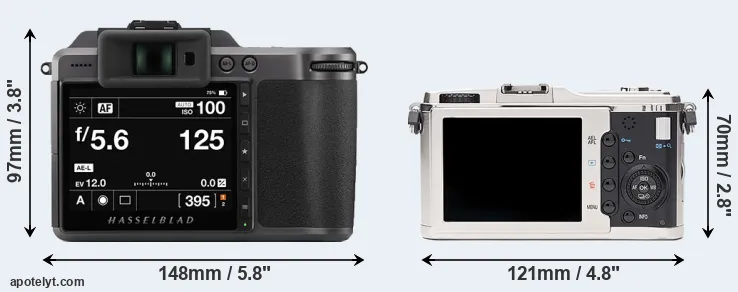 Comparison X1D II or E-P1 rear