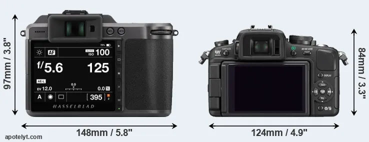 Comparison X1D II or G1 rear