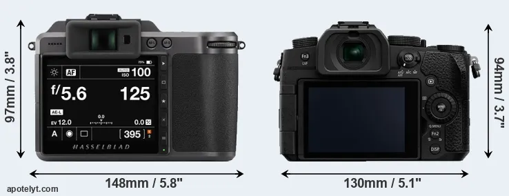 Comparison X1D II or G90 rear